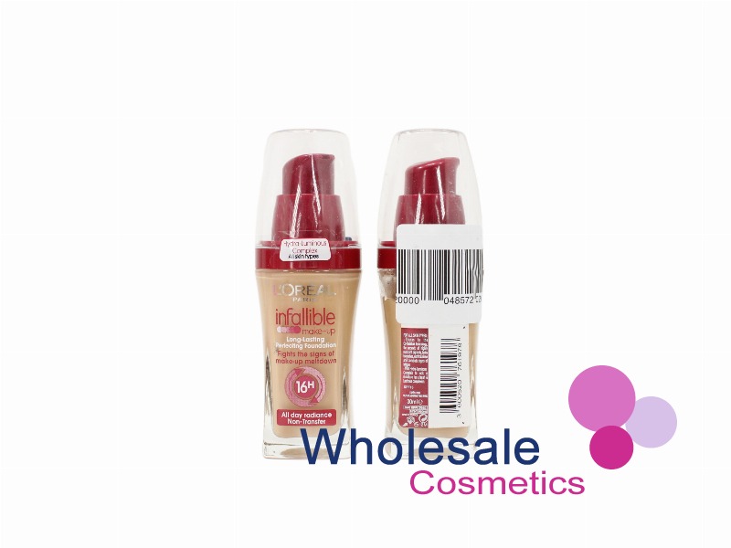 6 x L'Oreal Infallible Foundation 30ml - 235 HONEY BEIGE